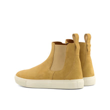 Load image into Gallery viewer, Sand Suede Chelsea Sneaker Boots
