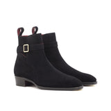 Black Suede Jodhpur Boots