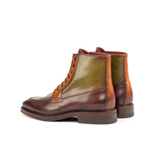 Load image into Gallery viewer, Painted Calf Leather Moc-Toe Boots
