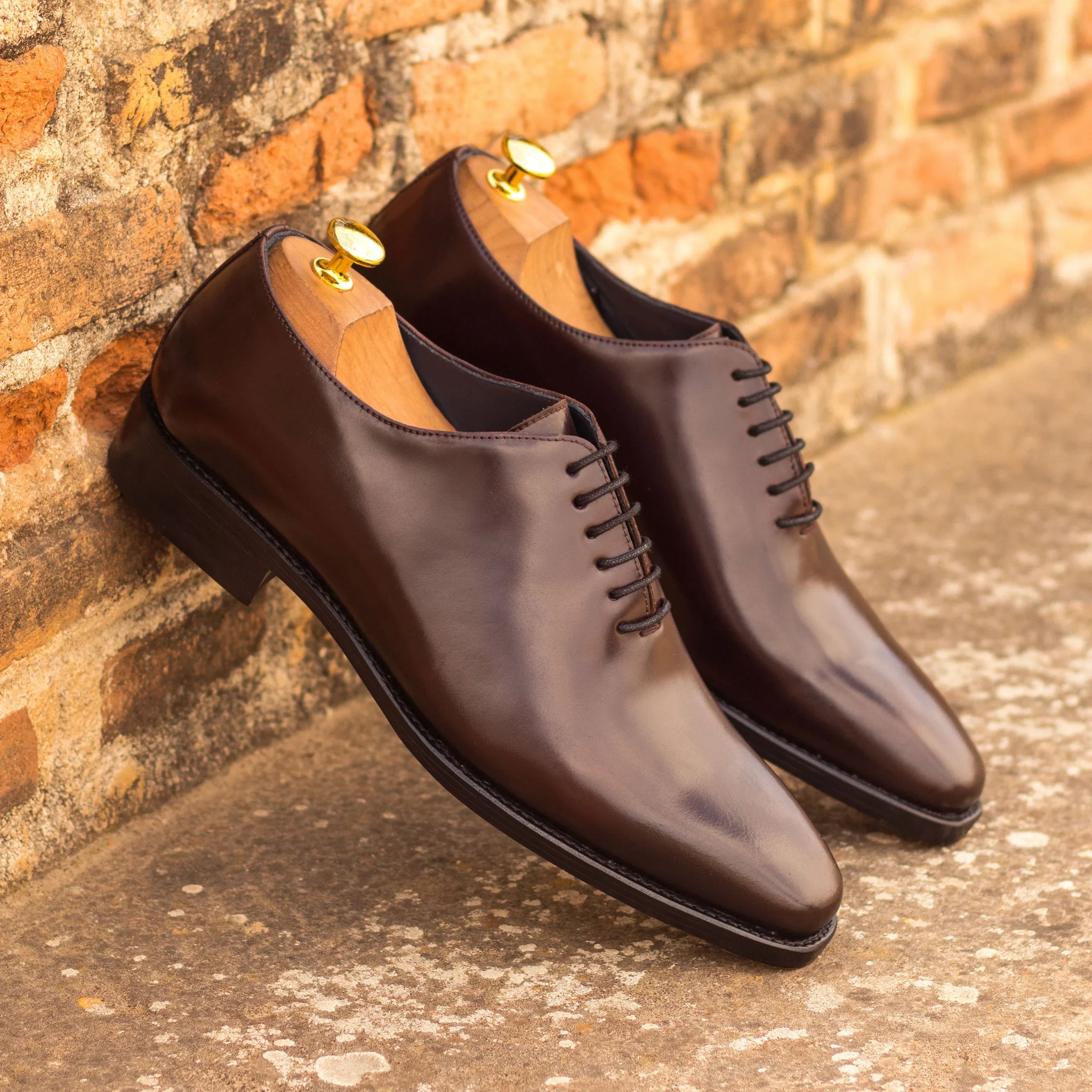 Burgundy Shell Cordovan Wholecut - Bespoke Shoes – ADORSI