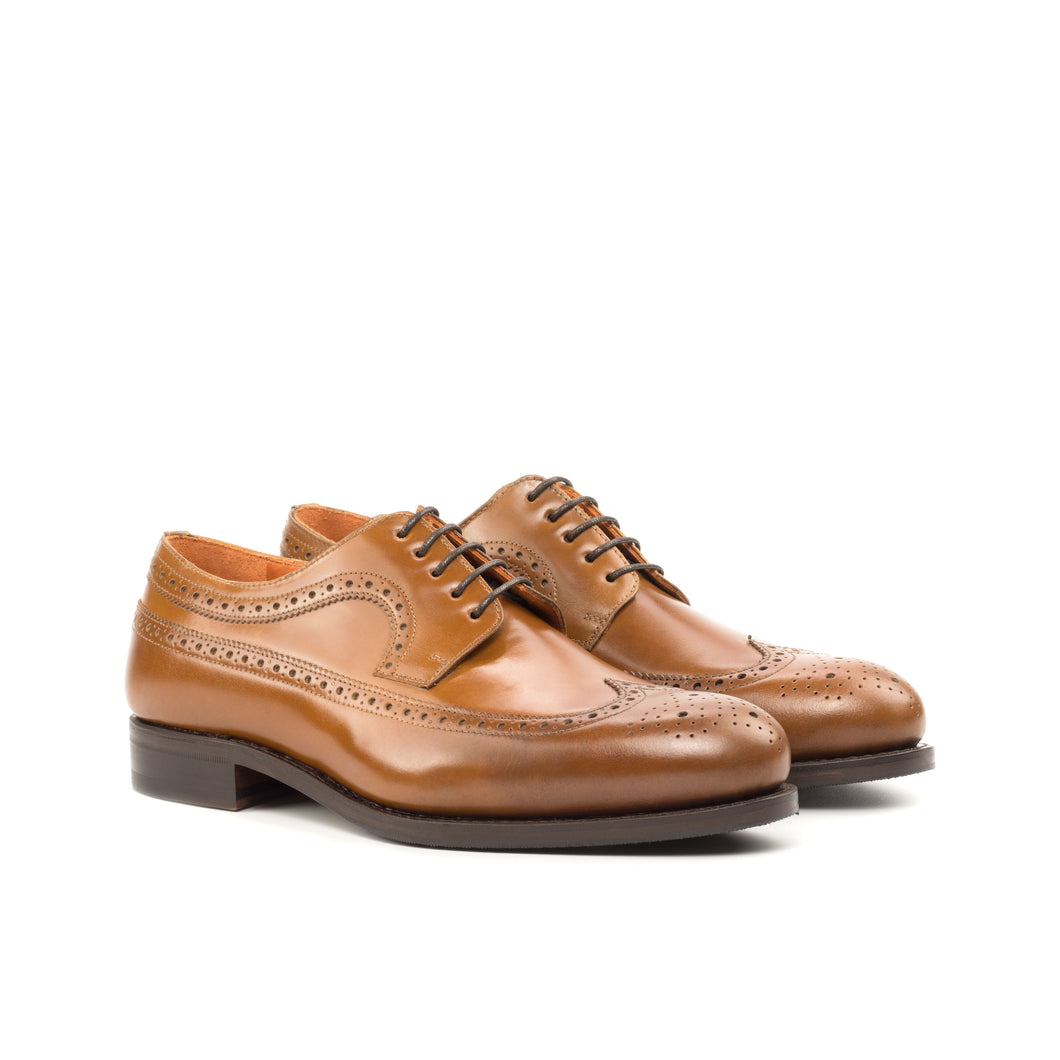 Cognac Shell Cordovan Longwing Blucher