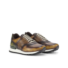 Load image into Gallery viewer, Multi-Patterned Patina Jogger Sneakers
