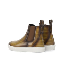 Load image into Gallery viewer, Cognac Regular Patina Chelsea Sneaker Boots
