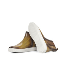 Load image into Gallery viewer, Cognac Regular Patina Chelsea Sneaker Boots

