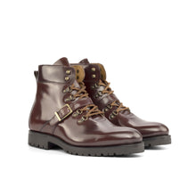 Load image into Gallery viewer, Burgundy Shell Cordovan Hiking Boot
