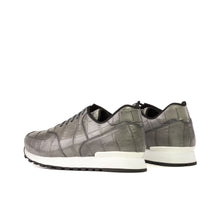 Load image into Gallery viewer, Grey Alligator Jogger sneakers
