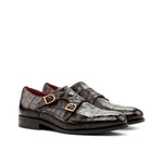 Brown Alligator Double Monk - Double Monk 