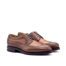 Load image into Gallery viewer, Brown Full grain Leather Longwing Blucher - Longwing Blucher 
