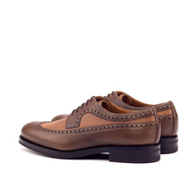 Load image into Gallery viewer, Brown Full grain Leather Longwing Blucher - Longwing Blucher 
