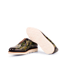 Load image into Gallery viewer, Camouflage Patina Leather Wholecut Shoes - Whole Cut 
