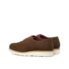 Load image into Gallery viewer, Casual Brown Suede Wholecut Shoes - Whole Cut 
