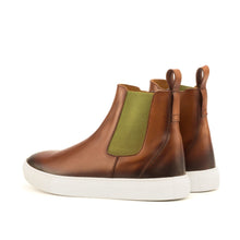 Load image into Gallery viewer, Medium Brown Calf Chelsea Sneaker Boots
