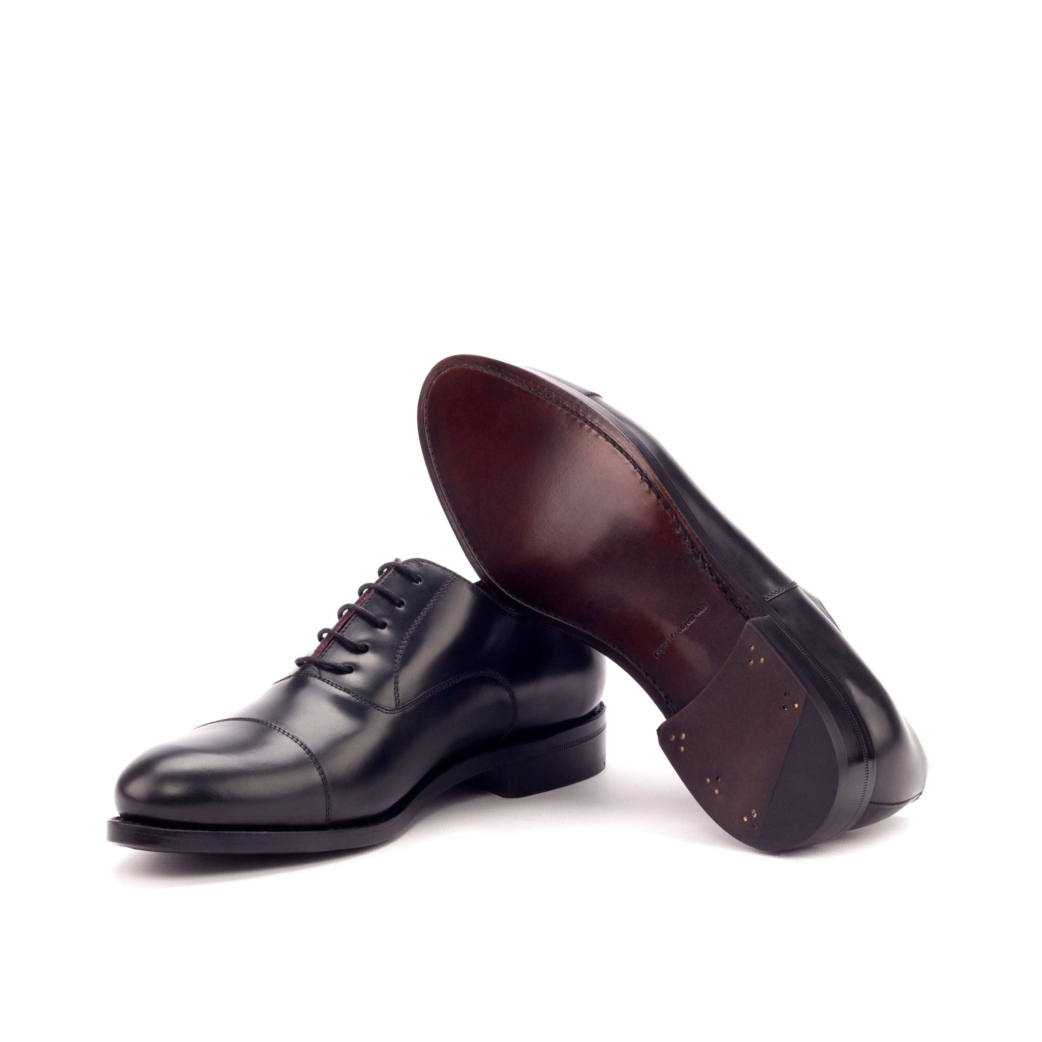 Classic Black Leather Oxford - Handmade In Spain – ADORSI display picture 1