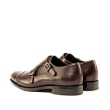 Double Monk dark brown box calf - fastlane 