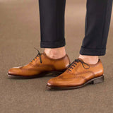 Full Brogue cognac box calf - fastlane 