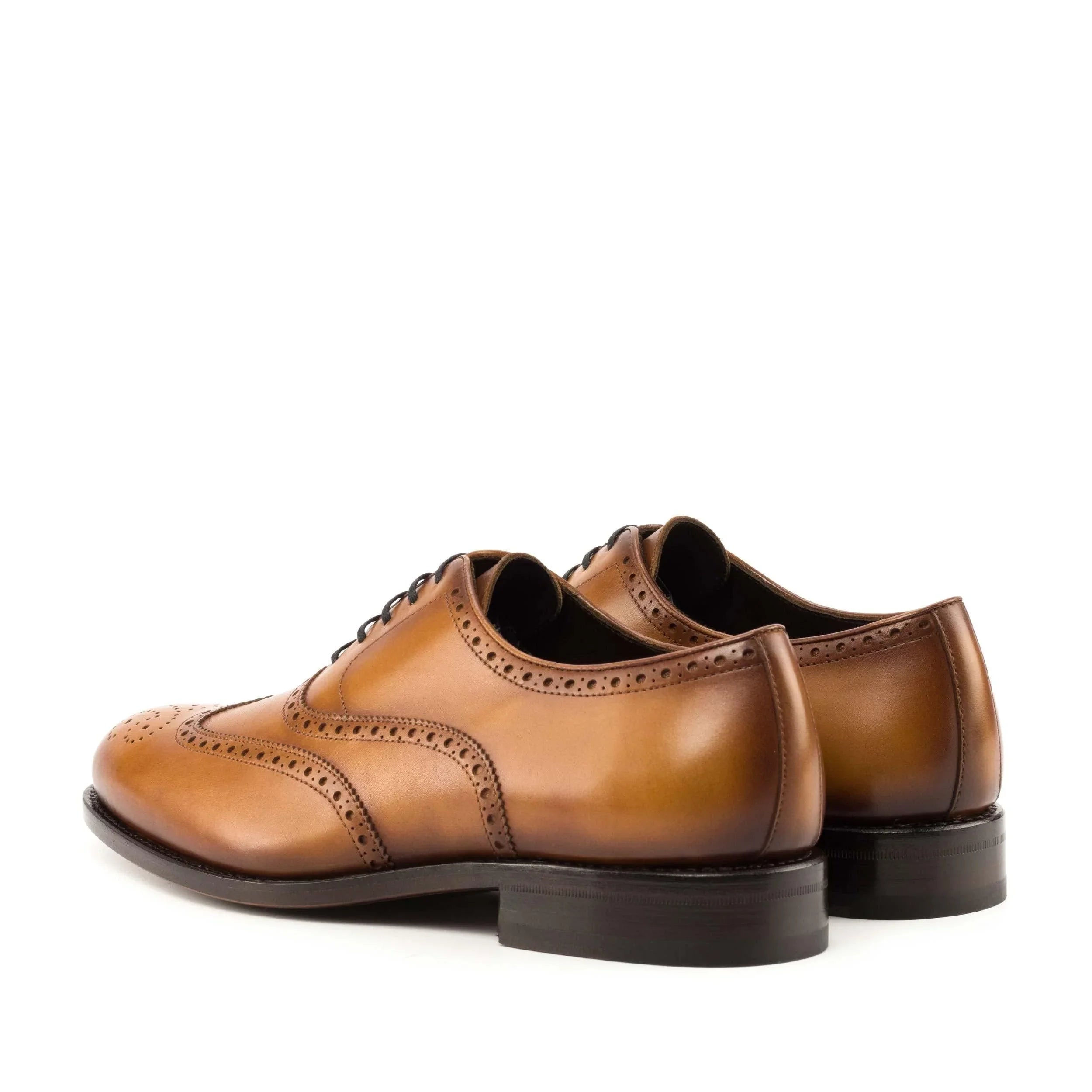 Full Brogue cognac box calf - fastlane 