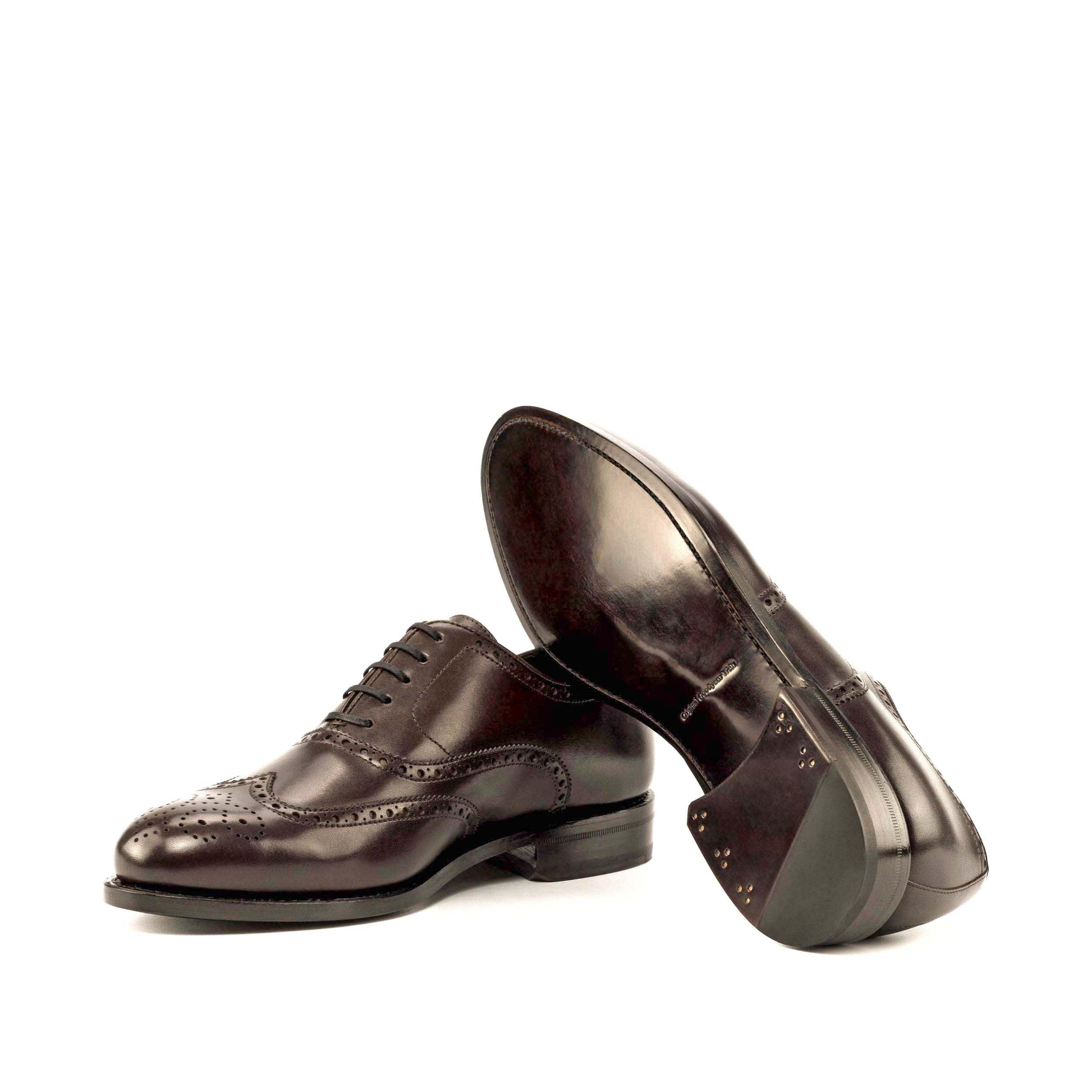 Full Brogue dark brown box calf - fastlane 
