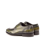 Green Patina Split-Toe Derby Shoes - Derby 