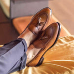 Loafer cognac box calf - fastlane 