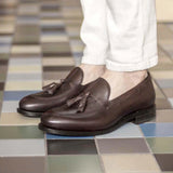 Loafer dark brown box calf - fastlane 