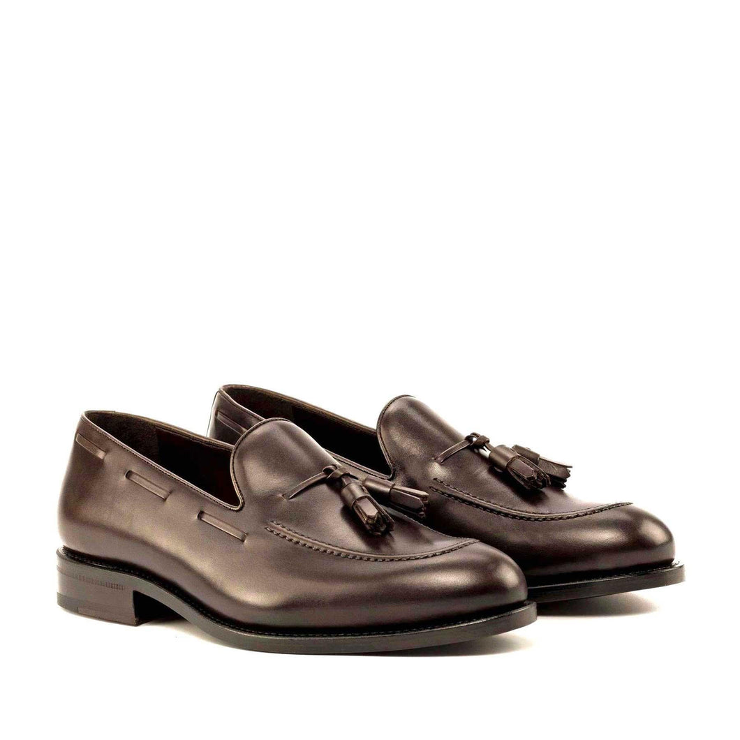 Loafer dark brown box calf - fastlane 