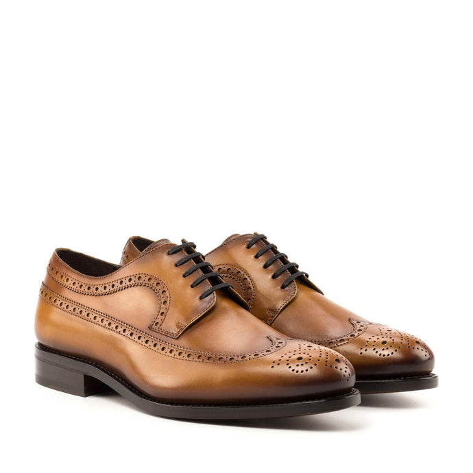 Longwing Blucher cognac box calf - fastlane 