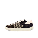 An ADORSI Black & White Houndstooth Low-Top Sneaker.