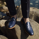 LUSITANO Navy - Loafers 