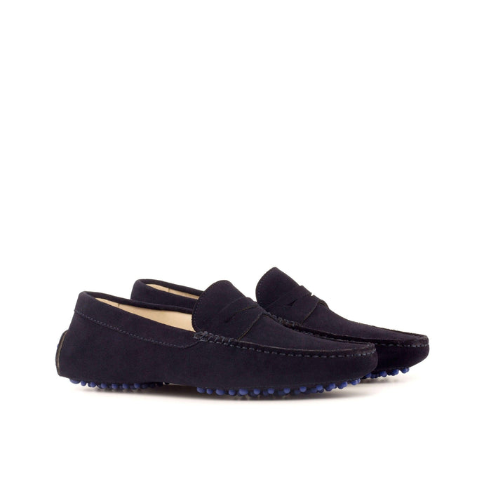 MORGAN DRIVER NAVY SUEDE - Driving Loafers 