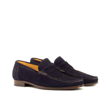 Load image into Gallery viewer, MORGAN MOCCASIN NAVY SUEDE - Moccasin Loafers 
