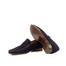 Load image into Gallery viewer, MORGAN MOCCASIN NAVY SUEDE - Moccasin Loafers 
