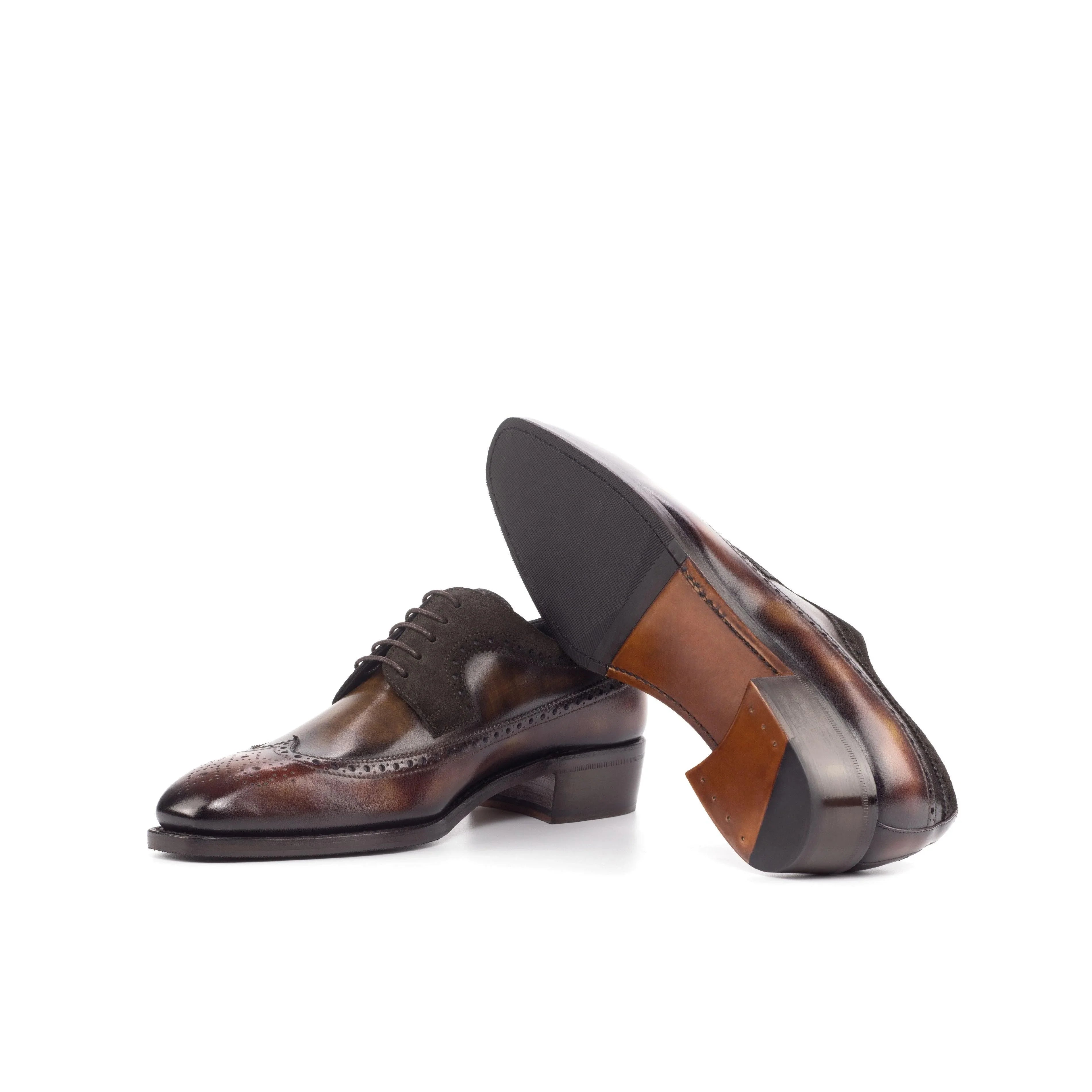 Museum Patina & Papiro Patina Leather Longwing Blucher - Longwing Blucher 