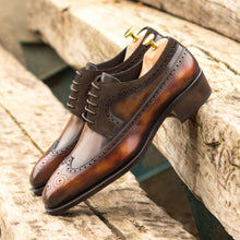 Load image into Gallery viewer, Museum Patina &amp; Papiro Patina Leather Longwing Blucher - Longwing Blucher 
