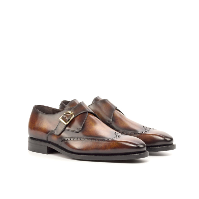 Museum Patina Single Monk Shoes - Single Monk 