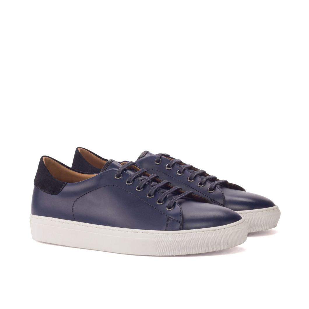 Navy Calf Classic Trainers