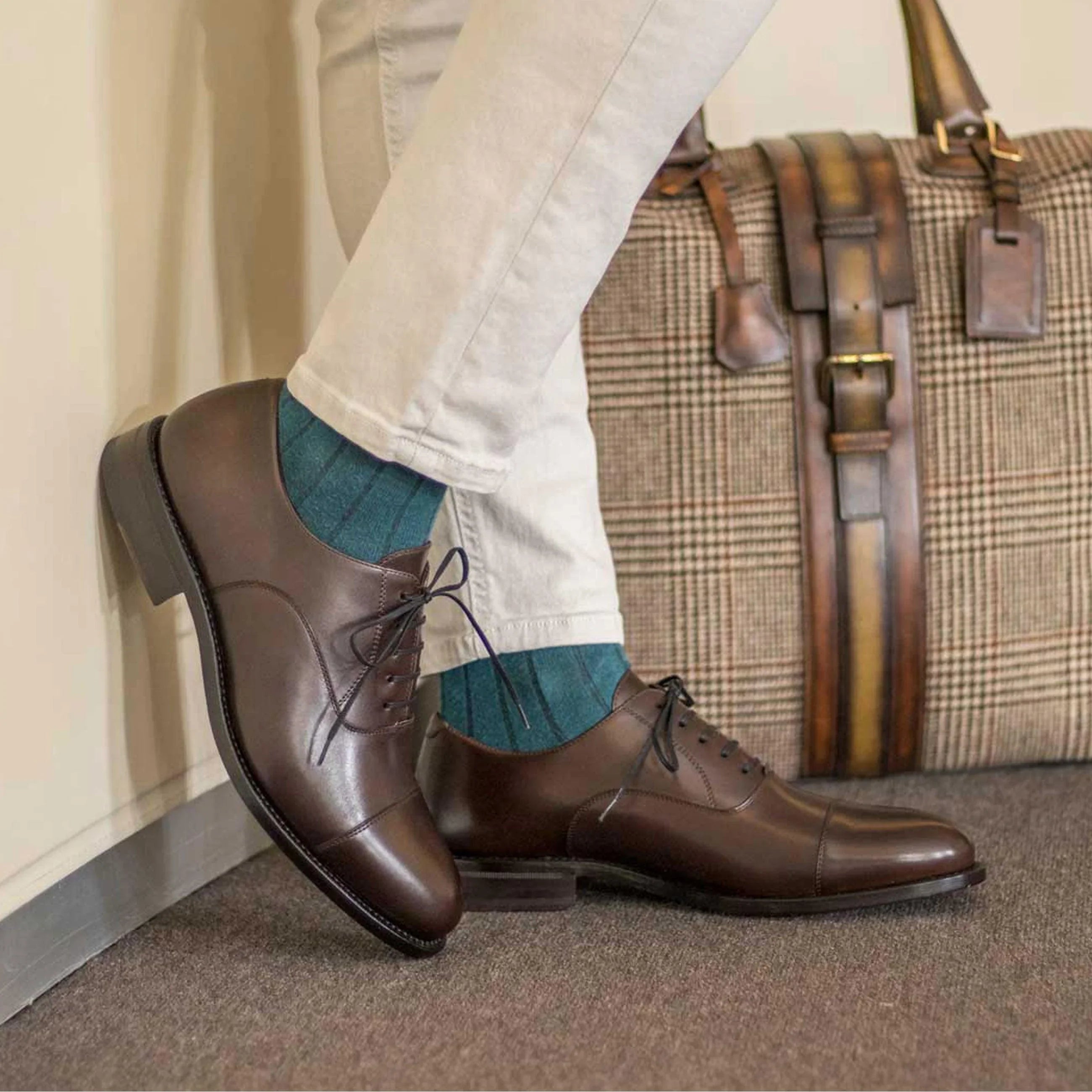 Oxford dark brown box calf - fastlane 