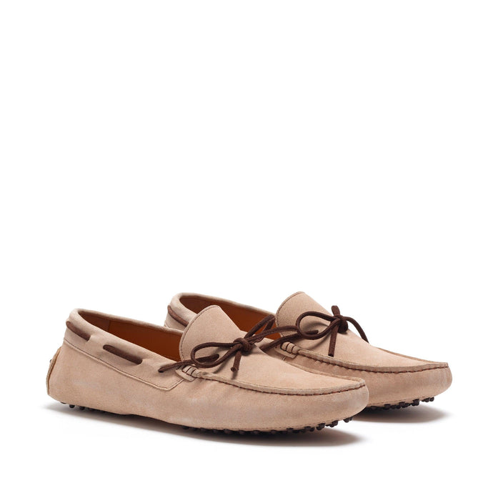 SHIRE DRIVER CAMEL SUEDE , MED BROWN SUEDE - Driving Loafers 