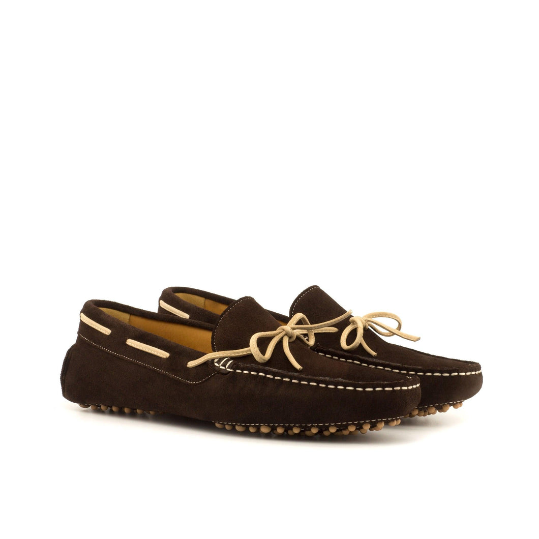 SHIRE DRIVER DARK BROWN SUEDE, CAMEL SUEDE - Driving Loafers 