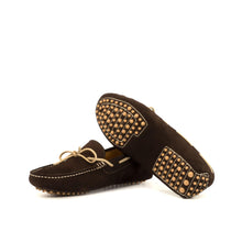 Load image into Gallery viewer, SHIRE DRIVER DARK BROWN SUEDE, CAMEL SUEDE - Driving Loafers 
