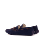 SHIRE DRIVER DARK BROWN SUEDE, NAVY SUEDE - Driving Loafers 