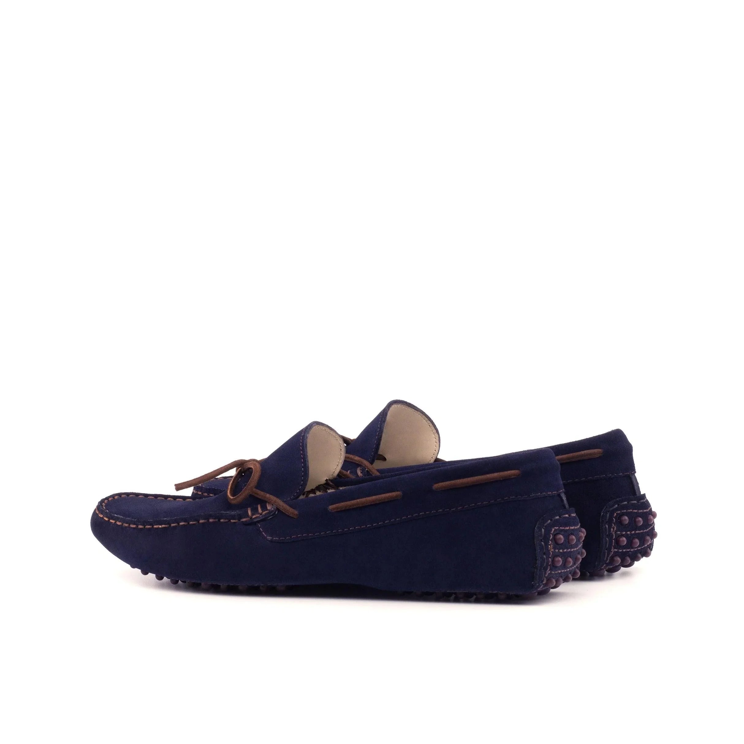 SHIRE DRIVER DARK BROWN SUEDE, NAVY SUEDE - Driving Loafers 