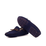 SHIRE DRIVER DARK BROWN SUEDE, NAVY SUEDE - Driving Loafers 