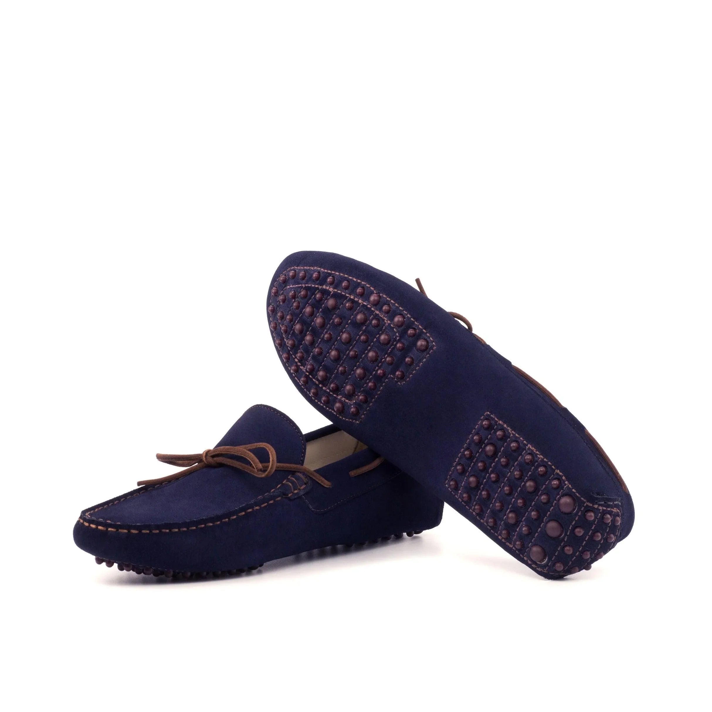 SHIRE DRIVER DARK BROWN SUEDE, NAVY SUEDE - Driving Loafers 