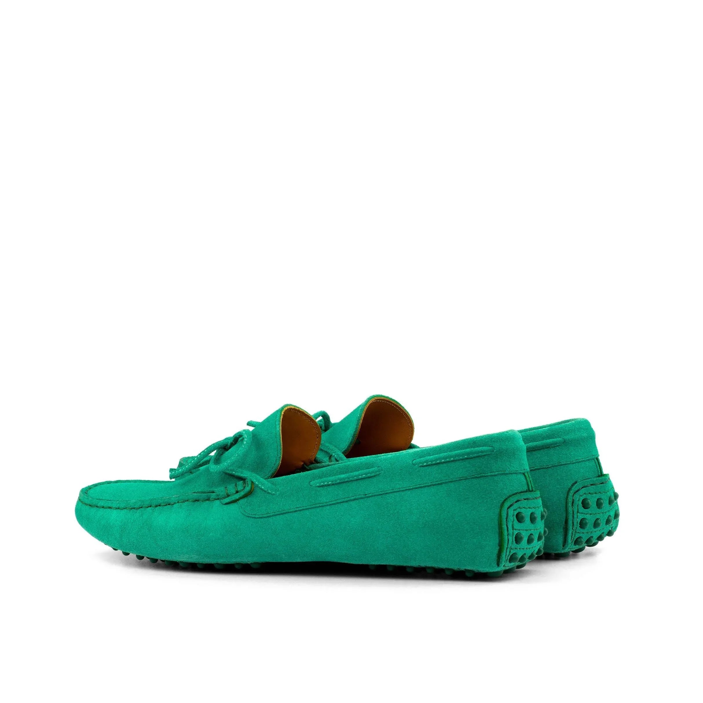 SHIRE DRIVER GREEN SUEDE - Driving Loafers 
