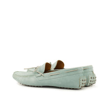 Load image into Gallery viewer, SHIRE DRIVER LIGHT BLUE SUEDE - Driving Loafers 
