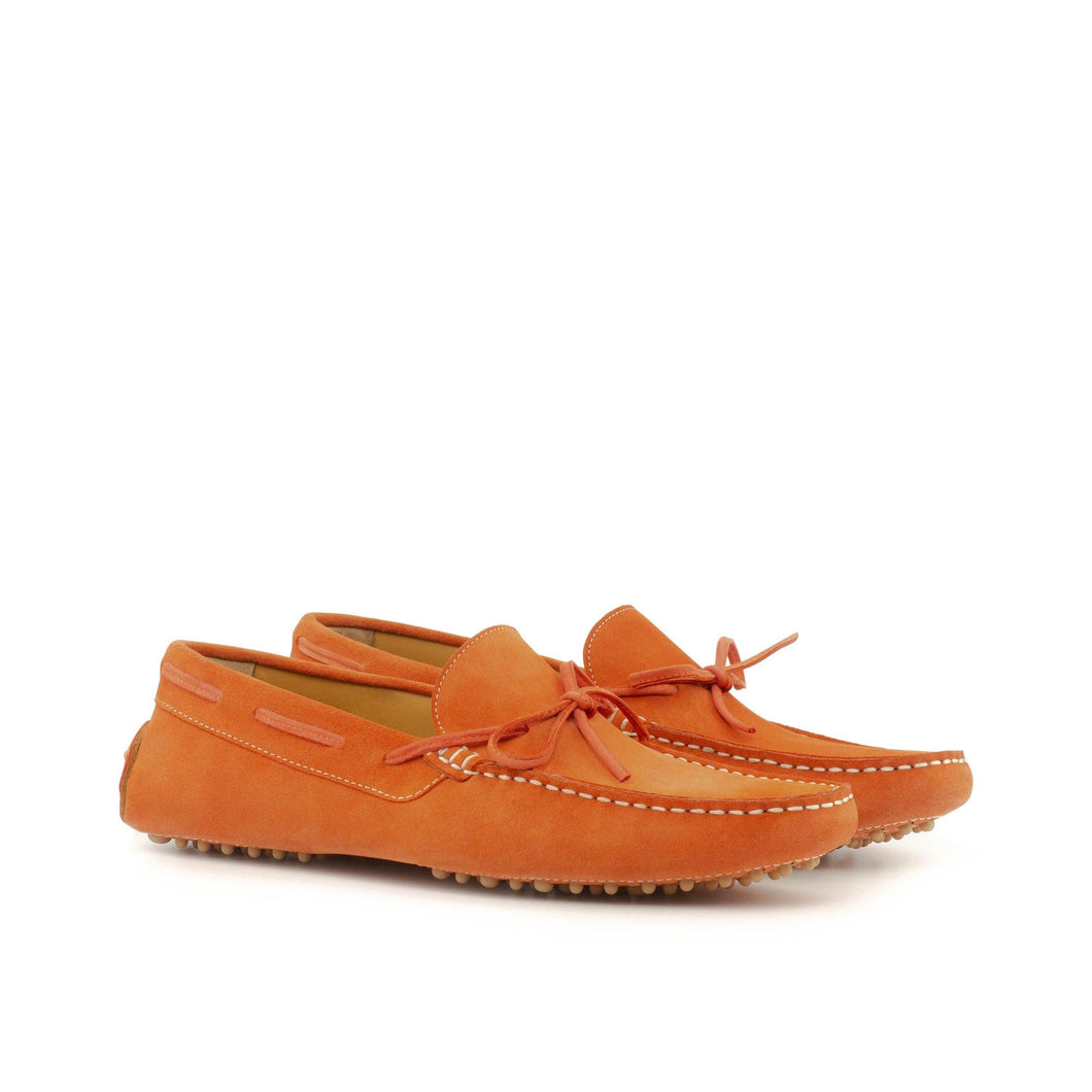 SHIRE DRIVER ORANGE SUEDE - Driving Loafers 