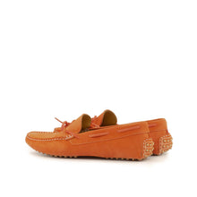 Load image into Gallery viewer, SHIRE DRIVER ORANGE SUEDE - Driving Loafers 
