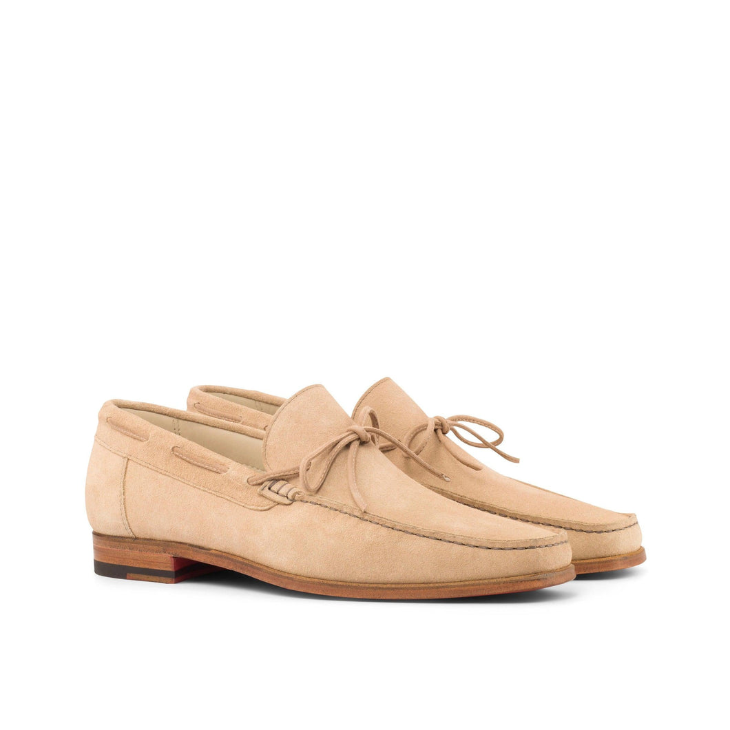 SHIRE MOCCASIN CAMEL SUEDE - Moccasin Loafers 