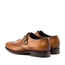 Load image into Gallery viewer, Single Monk cognac box calf - fastlane 
