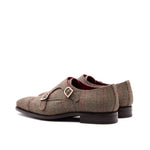 Tweed Double Monk Shoes - Double Monk 